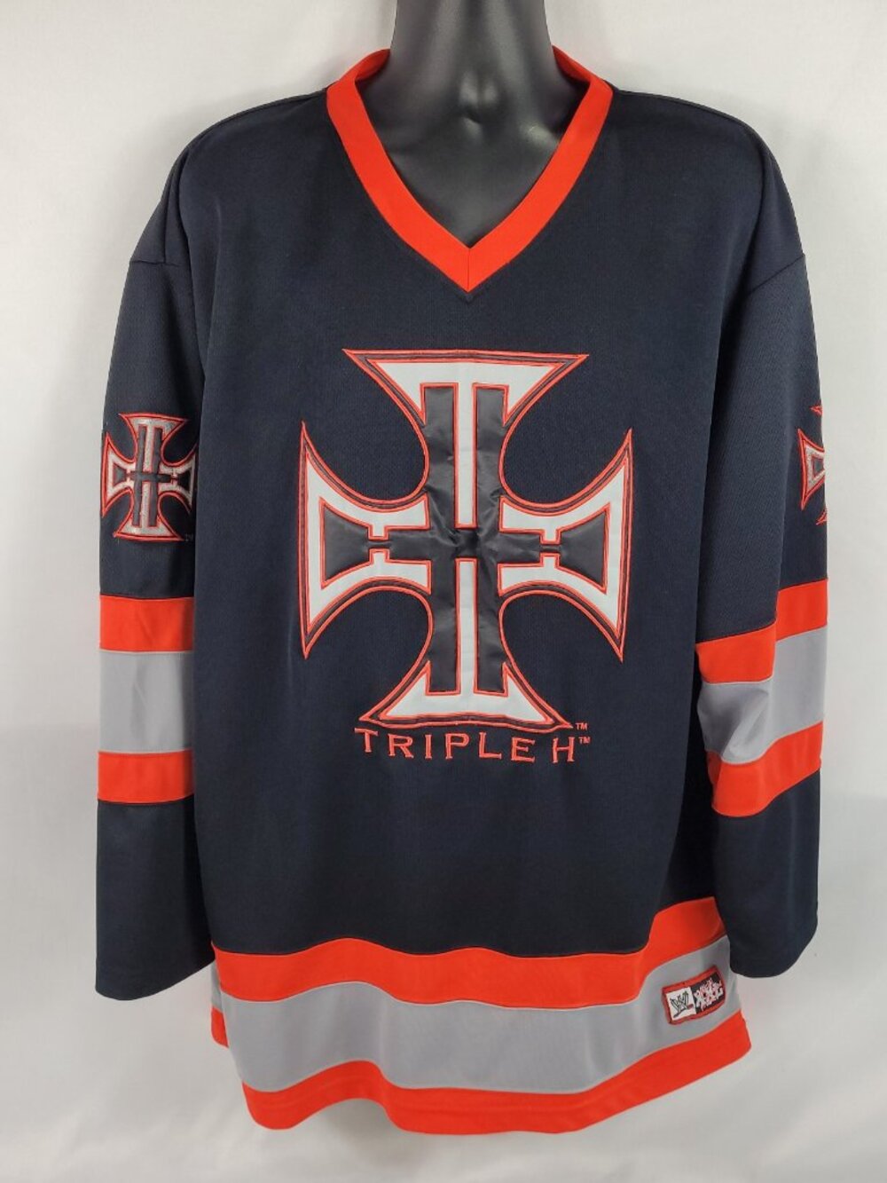 WWE HHH Triple H 2004 Vintage Hockey Jersey Mens size 2XL
